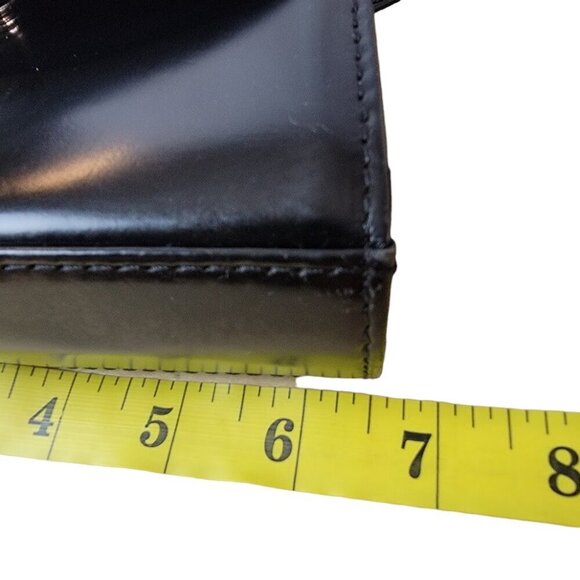 Junya Watanabe Black Leather Top Handle Crossbody Purse | Rare Avant-Garde Bag - Picture 5 of 7